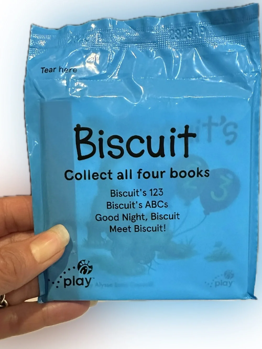 2025 BISCUITS 123 BOARD BOOK BISCUIT DOG PUPPY COLLECTION CHICK FIL A KID MEAL